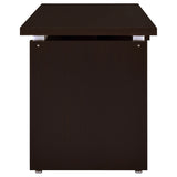Skylar 55-Inch Computer Desk with Keyboard Drawer, Cappuccino