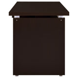 Skylar 55-Inch Computer Desk with Keyboard Drawer, Cappuccino