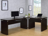 Skylar 55-Inch Computer Desk with Keyboard Drawer, Cappuccino