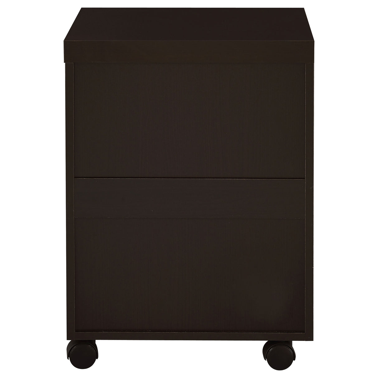 Skylar 3-Drawer Mobile File Cabinet in Cappuccino