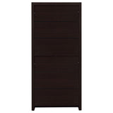 Skylar 71-Inch 5-Shelf Bookcase with Drawer, Cappuccino