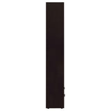 Skylar 71-Inch 5-Shelf Bookcase with Drawer, Cappuccino