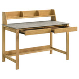 Besler 47-inch SmartTop Writing Desk with Shelf