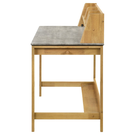 Besler 47-inch SmartTop Writing Desk with Shelf