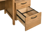 Roldan 69-Inch 4-Drawer Computer Desk Light Ash