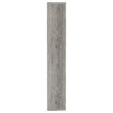 Theo 71-inch 6-Shelf Bookshelf in Grey Driftwood