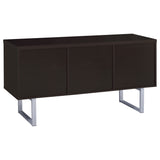 Lawtey 5-Drawer Home Office Storage Credenza in Cappuccino