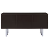 Lawtey 5-Drawer Home Office Storage Credenza in Cappuccino
