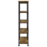 Analiese 63-Inch 4-Shelf Bookshelf in Rustic Nutmeg