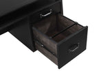 Goodson 64-inch Black Double Pedestal Computer Desk