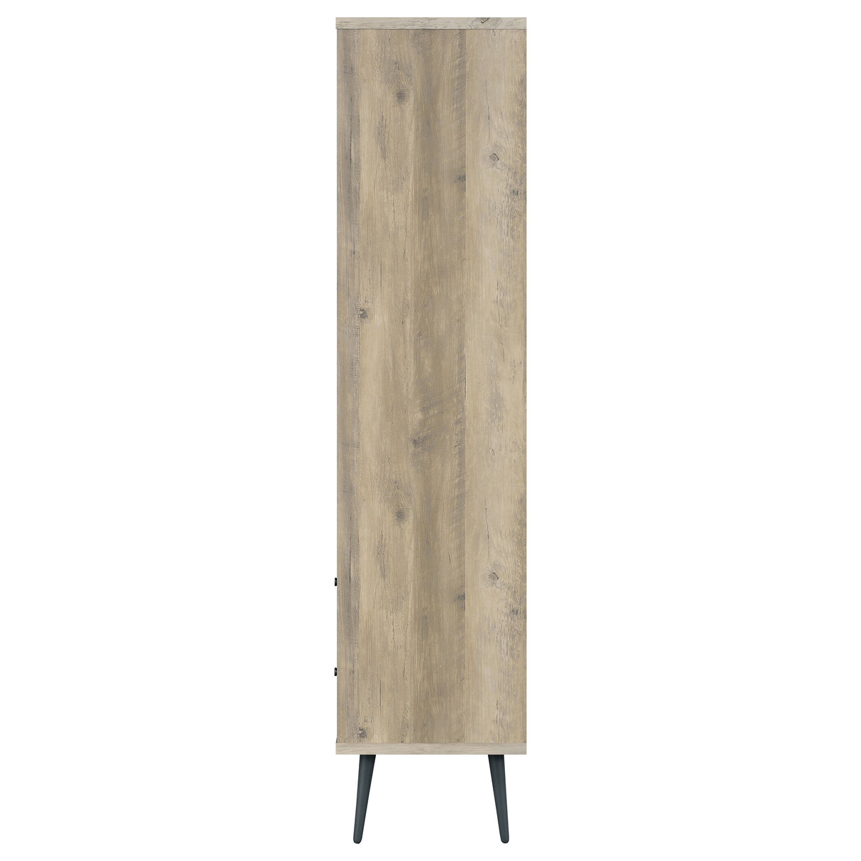 Maeve 70-inch 3-Shelf Bookcase with Drawers in Distressed Pine