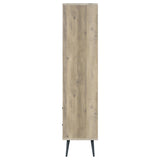 Maeve 70-inch 3-Shelf Bookcase with Drawers in Distressed Pine
