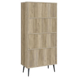 Maeve 70-inch 3-Shelf Bookcase with Drawers in Distressed Pine