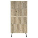 Maeve 70-inch 3-Shelf Bookcase with Drawers in Distressed Pine