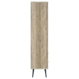 Maeve 70-inch 3-Shelf Bookcase with Drawers in Distressed Pine