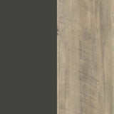 Maeve 70-inch 3-Shelf Bookcase with Drawers in Distressed Pine