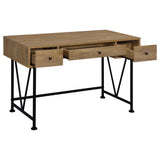 Analiese 47-Inch 3-Drawer Writing Desk in Mango