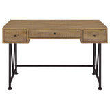 Analiese 47-Inch 3-Drawer Writing Desk in Mango