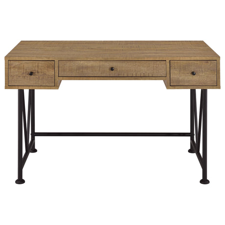 Analiese 47-Inch 3-Drawer Writing Desk in Mango
