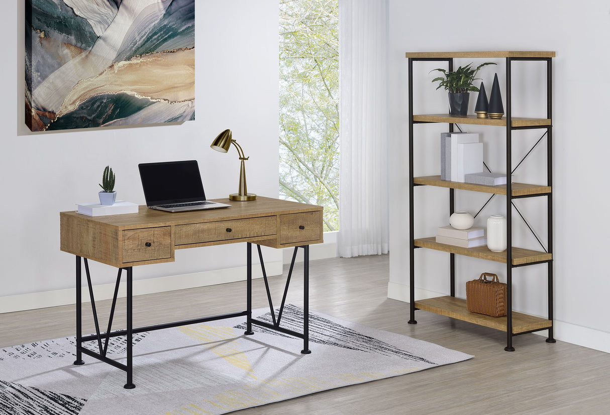 Analiese 47-Inch 3-Drawer Writing Desk in Mango