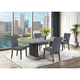 Sharon - Dining Chair With Extended Back (Set of 2) - Gray