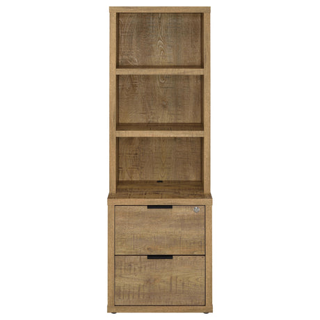 Westpark 3-Shelf Bookcase with USB Charging - Mango