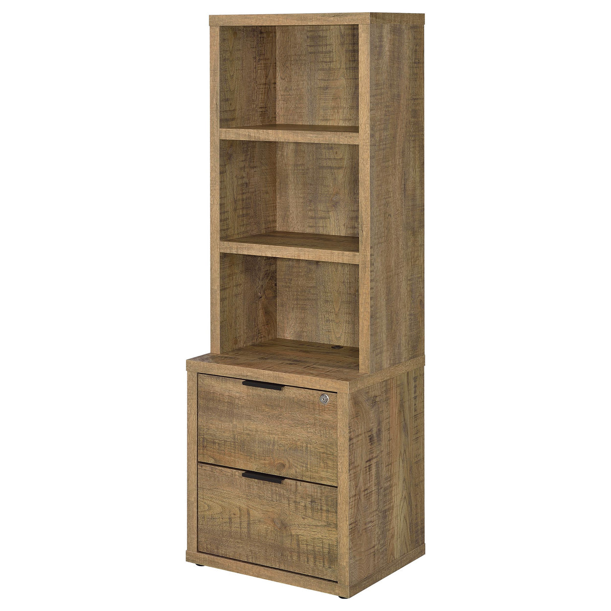 Westpark 3-Shelf Bookcase with USB Charging - Mango