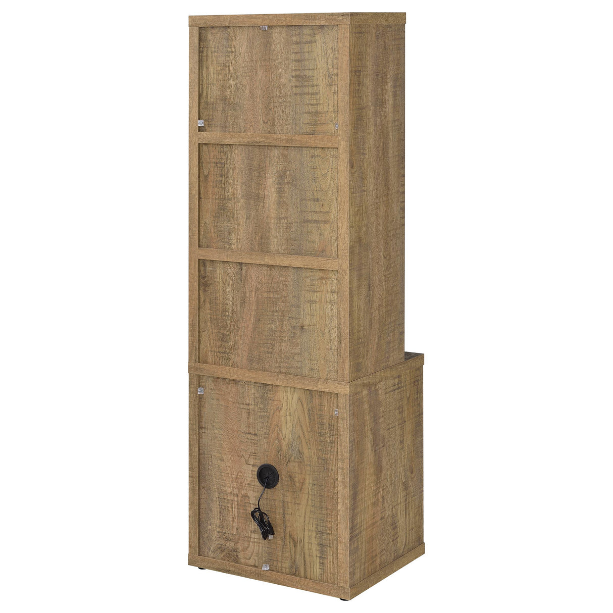 Westpark 3-Shelf Bookcase with USB Charging - Mango