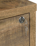 Westpark 3-Shelf Bookcase with USB Charging - Mango
