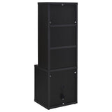 Westpark 3-Shelf Bookcase with USB Charging and Lockable Drawer