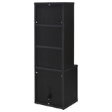 Westpark 3-Shelf Bookcase with USB Charging and Lockable Drawer