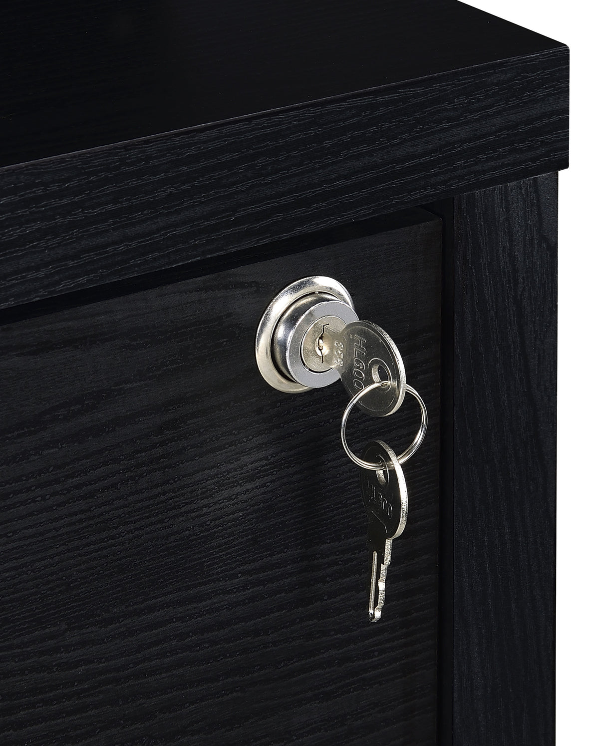 Westpark 3-Shelf Bookcase with USB Charging and Lockable Drawer