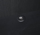 Westpark 3-Shelf Bookcase with USB Charging and Lockable Drawer