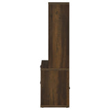 Westpark 3-Shelf Bookcase with USB and Lockable Drawer