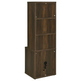 Westpark 3-Shelf Bookcase with USB and Lockable Drawer