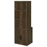 Westpark 3-Shelf Bookcase with USB and Lockable Drawer