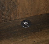 Westpark 3-Shelf Bookcase with USB and Lockable Drawer