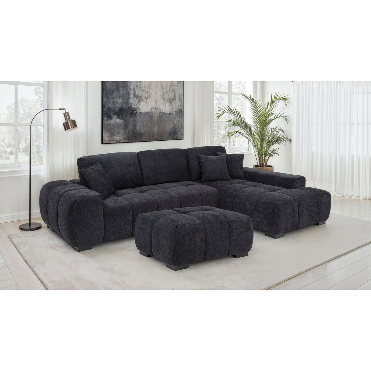 Plather - Rectangular Ottoman