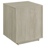 Loomis 3-Drawer Home Office File Cabinet, Whitewashed Grey