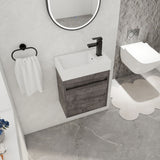 Sink Floating Bathroom Vanity With Soft Close Cabinet Door