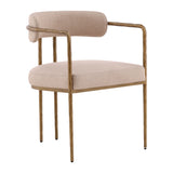 Willimington - Dining Chair (Set of 2) - Beige / Gold