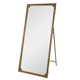 Full Length Mirror With Stand, Floor Standing Dressing - Antique Gold