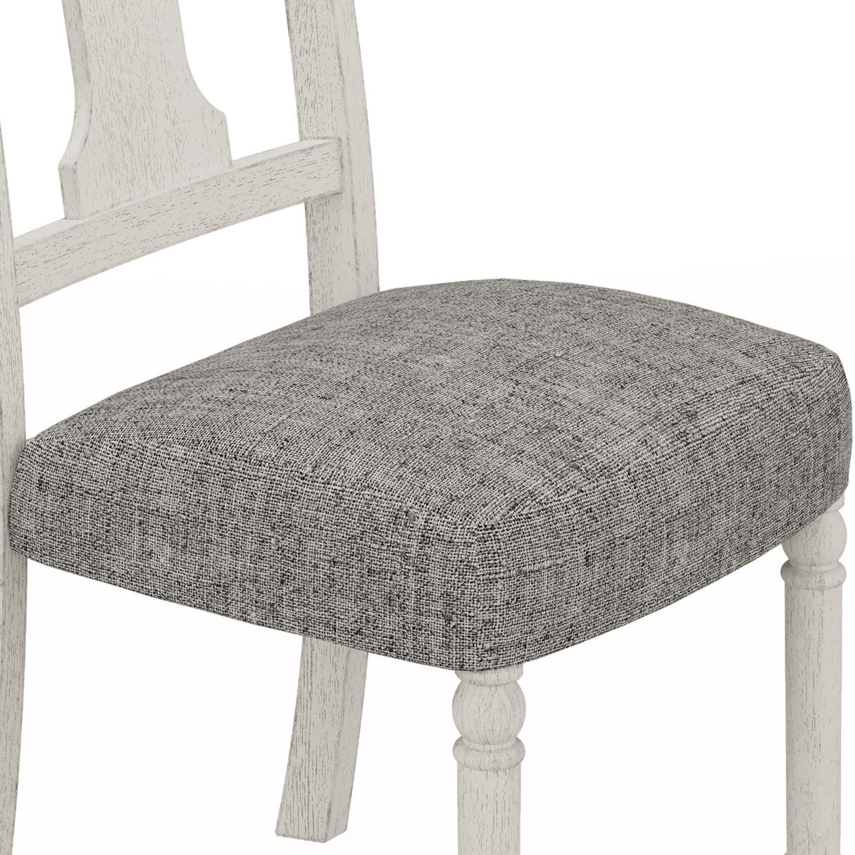 Tannen - Dining Side Chair (Set of 2) - White And Gray - Chair Sets - Alpine Outlets