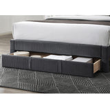 Contemporary Bed With Storage Drawer