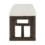 Backless Upholstered Dining Bench