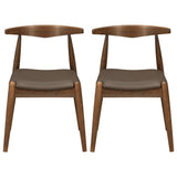 Dining Chairs With Ergonomic Backrest (Set of 2)