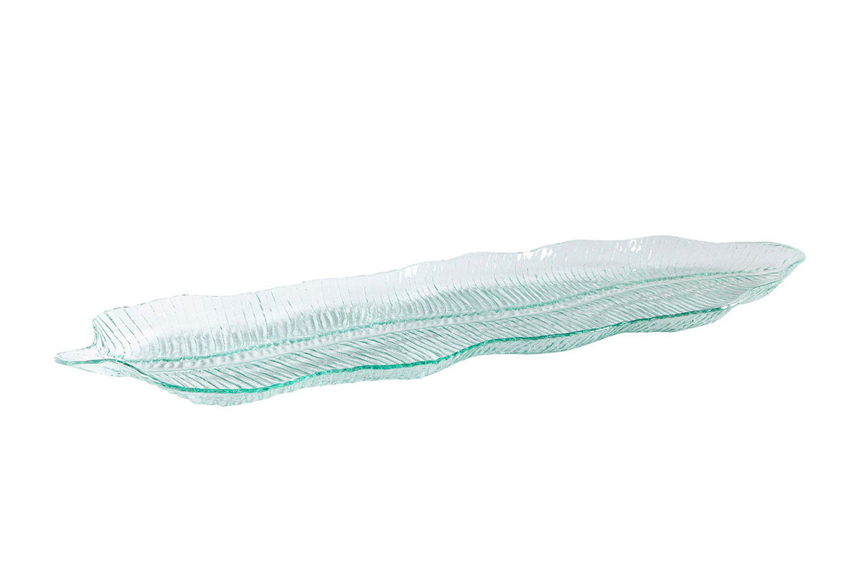 Glass Platter - Pearl Silver