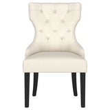 Extension Dining Table Set With Expandable Table With Upholstered Wingback Chairs