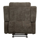Upholstered Manual Recliner Chair With 3 Adjustable Backrest Positions