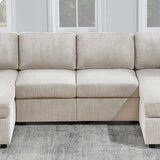 Modern Design Sectional Set With Right And Left Arm Chaise